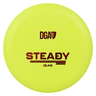 DGA Disc Golf D-Line Steady Putt and Approach 2/3/0/2 Yellow/Red Lines 170-172g