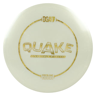 DGA Disc Golf ProLine Quake Midrange Disc 5/3/0/3 White/Gold Stars 177-180g