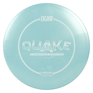 DGA Disc Golf ProLine Quake Midrange Disc 5/3/0/3 Light Blue/White 177-180g