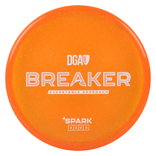 DGA Disc Golf Spark Breaker Putt and Approach 3/3/0/3 Orange/White 167-169g