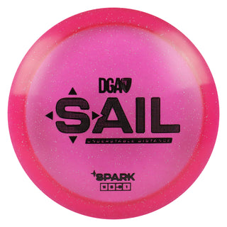 DGA Disc Golf Spark Sail Distance Driver 11/5/-5/1 Pink/Black 167-169g