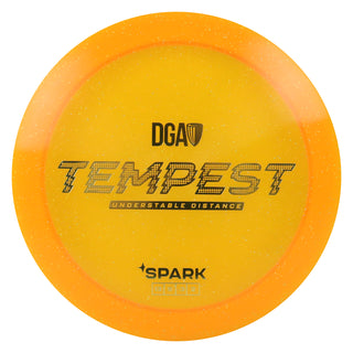 DGA Disc Golf Spark Tempest Distance Driver 13/5/-3/2 Orange/Gold 167-169g