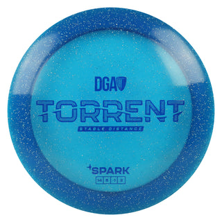 DGA Disc Golf Spark Torrent Distance Driver 14/5/-1/2 Blue/Blue 173-174g