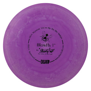 DGA Disc Golf Signature Line Blowfly 1 Putt and Approach 2/2/0/2 Purple/Black 172g