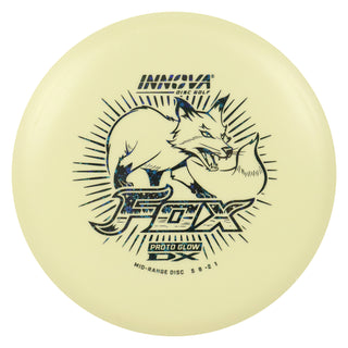 Innova Disc Golf Proto Glow DX Fox Midrange Disc 5/6/-2/1 Black Holo Stars 180 grams