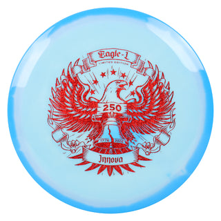 Innova Disc Golf Limited Edition Fourth of July Halo Star Eagle-L Blue White/Red Shimmer 172 grams