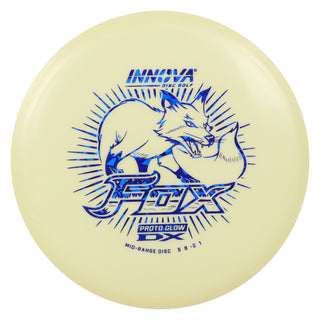 Innova Disc Golf Proto Glow DX Fox Midrange Disc 5/6/-2/1 Navy Shatter 166 grams