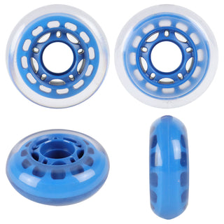 Player's Choice Roller Hockey Wheels - 5-Spoke Hub 68mm 78A Blue (4-Pack)