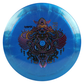 Thought Space Disc Golf Ethereal Synapse Distance Driver 12/5/0/3 Sapphire/Lavender Red 174 grams