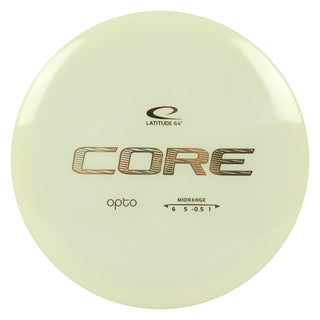 Latitude 64 Disc Golf Opto Core Midrange Disc 6/5/-0.5/1 Pearl/Gold 174 grams