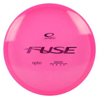 Latitude 64 Disc Golf Opto Fuse Midrange 5/6/-1/0 Pink/Purple 172 grams