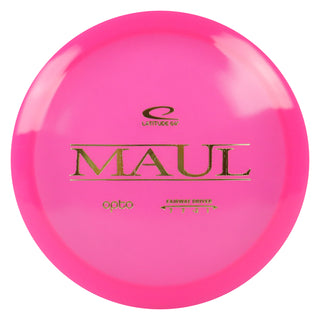 Latitude 64 Disc Golf Opto Maul Fairway Driver 7/7/-2/1 Pink/Gold 168 grams
