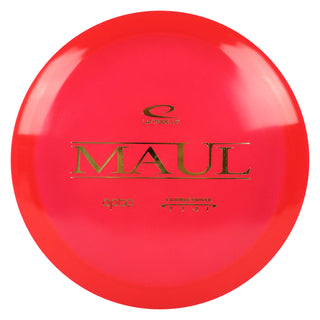 Latitude 64 Disc Golf Opto Maul Fairway Driver 7/7/-2/1 Red/Gold 171 grams
