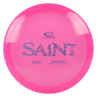 Latitude 64 Disc Golf Opto Saint Fairway Driver 9/7/-1/2 Pink/Lavender 172 grams
