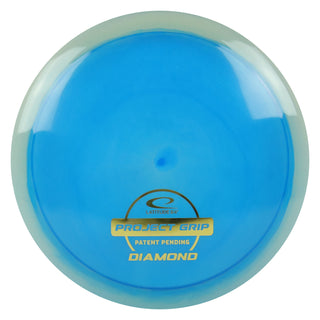Latitude 64 Disc Golf Project Grip Diamond Fairway Driver 8/6/-3/1 Blue/Gold 160 grams