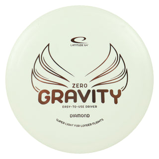 Latitude 64 Disc Golf Zero Gravity Diamond Fairway Driver 8/6/-3/1 White/Rose Gold 115 grams