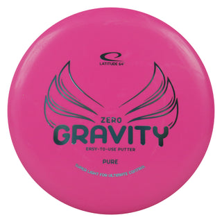 Latitude 64 Disc Golf Zero Gravity Pure Putter 3/3/-1/1 Purple/Slate 127 grams