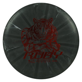 Latitude 64 Disc Golf Retro Burst Ruby Putter 3/5/-3/1 Black/Red 158 grams