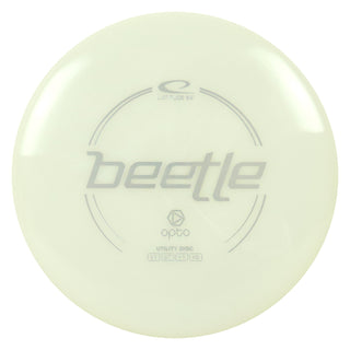 Latitude 64 Disc Golf Opto Beetle Putter 1/7/-1/0 White/Silver 152 grams