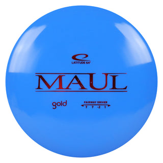 Latitude 64 Disc Golf Gold Maul Fairway Driver 7/7/-2/1 Blue/Red 172 grams