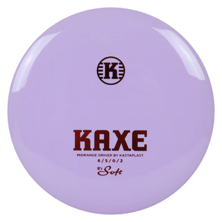 Kastaplast Disc Golf K1 Soft Kaxe Z Midrange 6/5/0/2 Lavender/Red 170 grams