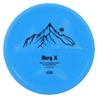 Kastaplast Disc Golf K3 Berg X Putter 1/1/1/2 Blue/Black 173 grams