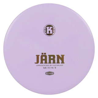 Kastaplast Disc Golf K3 Hard Jarn Putt and Approach 4.5/3/0/3 Lavender/Gold 173 grams