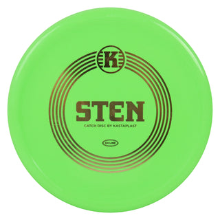 Kastaplast Disc Golf K4 Sten Utility Disc 1/4/0/1 Green/Gold 130 grams