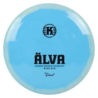 Kastaplast Disc Golf K1 Grind Alva Distance Driver 11/6/-2/2 Blue White/Black 171 grams