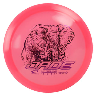 Latitude 64 Disc Golf Opto Air Jade Distance Driver 9/6/-2/1 Pink/Purple 147 grams