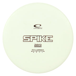 Latitude 64 Disc Golf Zero Medium Spike Putter 4/3/-1/1 White/Rose Gold 175 grams
