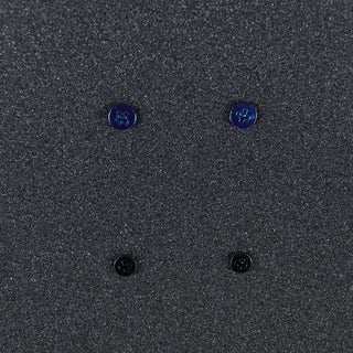 Dime Bag Skateboard Mounting Hardware 1" Phillips Black and Blue Nuts and Bolts