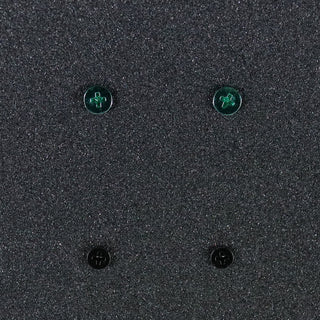Dime Bag Skateboard Mounting Hardware 1" Phillips Black and Green Nuts and Bolts