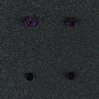 Dime Bag Skateboard Mounting Hardware 1.25" Phillips Black and Purple Nuts and Bolts