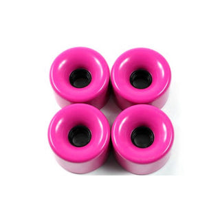 Blank Longboard Wheels 4 pack - 76mm Solid Pink