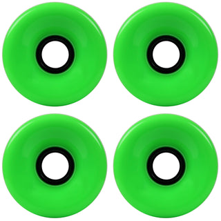 Blank Longboard Wheels 4 pack - 76mm Solid Green