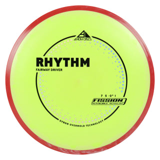 Axiom Discs Project Lab Coat Fission Rhythm Fairway Driver 7/5/-2.5/1 Yellow/Red White 149 grams