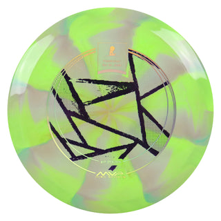 Streamline Disc Golf Cosmic Neutron St. Jude Special Edition Shift Driver Lime Purple 174 grams