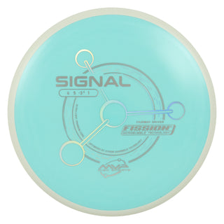 MVP Disc Golf Project Lab Coat Fission Signal Fairway Driver 6/5/-3.5/1 Teal 140 grams