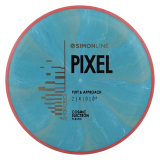 Axiom Discs Simon Line Cosmic Neutron Pixel Putter 2/4/0/0.5 Blue/Red 169 grams