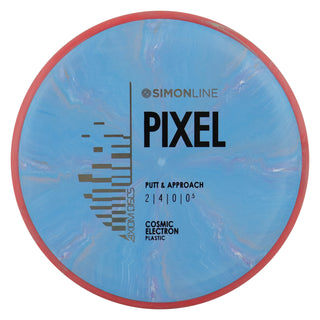 Axiom Discs Simon Line Cosmic Neutron Pixel Putter 2/4/0/0.5 Blue/Red 169 grams