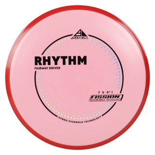 Axiom Discs Project Lab Coat Fission Rhythm Fairway Driver 7/5/-2.5/1 Pink/Red 141 grams
