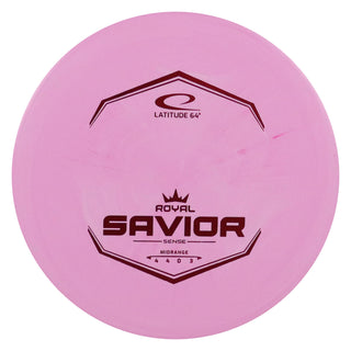 Latitude 64 Disc Golf Royal Sense Savior Midrange 4/4/0/3 Pink/Red 173 grams