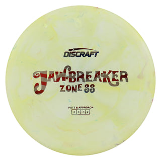 Discraft Disc Golf Jawbreaker Zone SS Putt and Approach 4/4/-1/2 Pastel Yellow/USA 167-169g