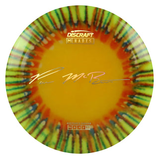 Discraft Disc Golf Paul McBeth Z Line Fly Dye Hades Distance Driver 12/6/-3/2 Orange Splat/Gold Holo 170-172g