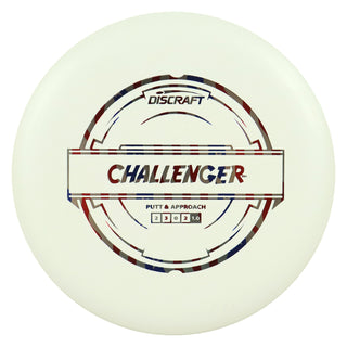 Discraft Disc Golf Putter Line Challenger 2/3/0/2 White/USA 164-166g