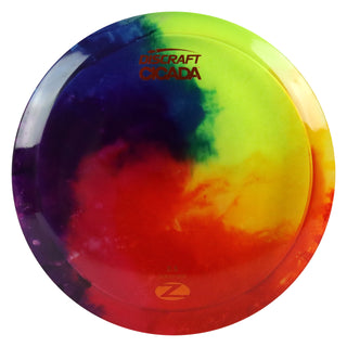 Discraft Disc Golf Z Line Fly Dye Cicada Fairway Driver 7/6/-1/1 Rainbow/Orange 167-169g