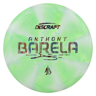 Discraft Disc Golf Anthony Barela Swirl CT Focus Putter 2/2/-1/2 Light Green/USA 170-172g