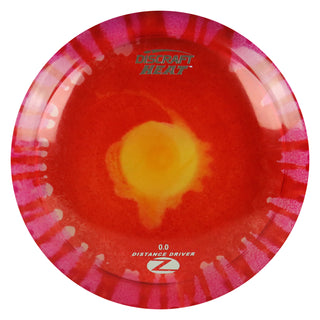 Discraft Disc Golf Z Line Fly Dye Heat Distance Driver 9/6/-3/1 Red/Silver 160-163g