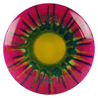Discraft Disc Golf Z Line Fly Dye Nuke SS Distance Driver 13/5/-3/3 Green Splat Pink/Black Prisms 170-172g